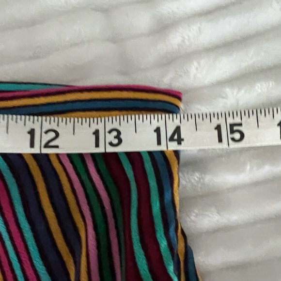 Anthropologie MAEVE Ruffle striped midi skirt - Picture 5 of 9